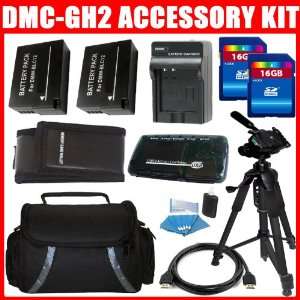  Panasonic Lumix DMC GH2 Camera Accessory Kit Includes 