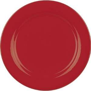   7713216038 Fun Factory Rimmed Salad Plate in Red
