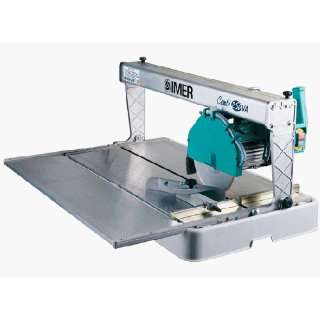  IMER 10 Tile and Stone Saw w/ 40 cut & laser guide tilts 