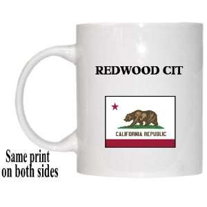    US State Flag   REDWOOD CIT, California (CA) Mug 