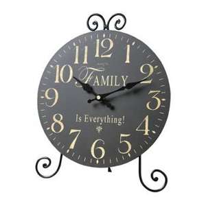  Family Is Everything Clock with Easel