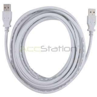15 FT USB 2.0 A Male to A Male Extend Extention Cable  