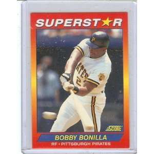  1992 SCORE BOBBY BONNILLA #80, SUPERSTAR, PITTSBURGH PIRATES 