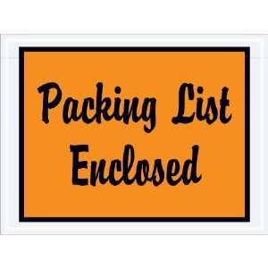   PQ1 4 .50 in. x 6 in. Packing List Enclosed Envelopes