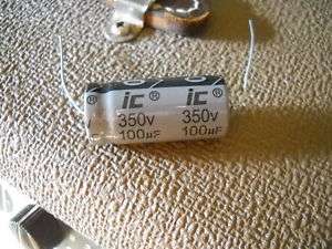 Illinois Capacitor Axial Electrolytic Cap 100uf @ 350v  