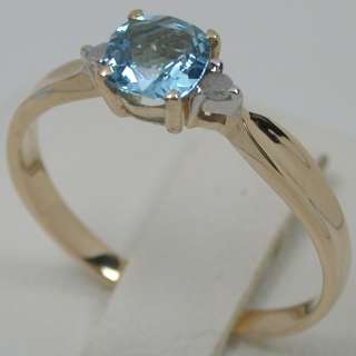 76 CARAT 14K SOLID YELLOW GOLD NATURAL SWISS BLUE TOPAZ SOLITAIRE 