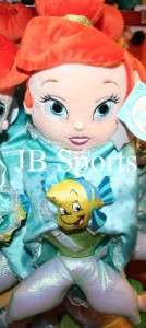 Ariel Little Mermaid Disney Babies Plush Doll with Blanket NWT  