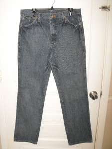 Mens WRANGLER Denim Jeans Pants Size 35 X 34  