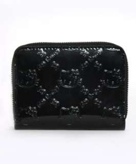 Hello Kitty Small Black Embossed Wallet Loungefly  