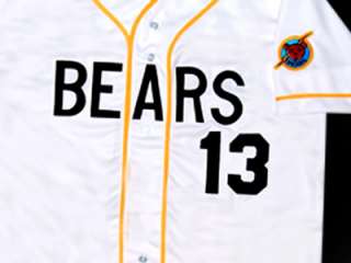 BAD NEWS BEARS #13 MOVIE JERSEY BUTTON DOWN SEWN NEW ANY SIZE OBG 