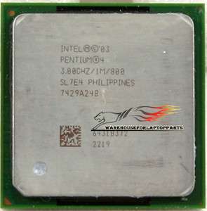 Intel Pentium P4 3GHz 3E GHz HT 1MB 800Mhz CPU SL7E4  