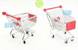 The trolley measures approximately 12cm (L) x 9.5cm (W) x 14.5cm (H)