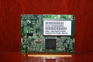 WIFI NETWORK CARD HP DV5000 DV8000 802.11B/G 392557 001  