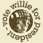 WILLIE FOR PRESIDENT Nelson outlaw country legend TSHIRT sz L