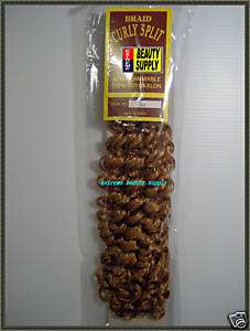 CURLY synthetic Braid hair extension DANCE COLOR #144  