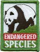girl boy ENDANGERED SPECIES Patches Crests GUIDE/SCOUT  