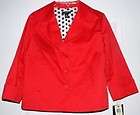 New Red Alfani Womens Jacket Blazer $149 Stockholm 16 W