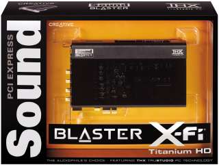 Creative Sound Blaster X Fi Titanium HD interne  Computer 