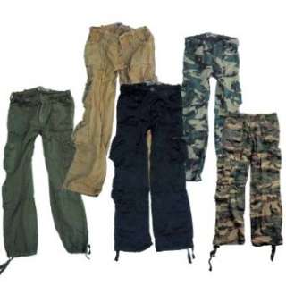 Cargo Hose im Used Look mit vielen Taschen (Farbe oliv) XS   XXL 
