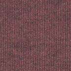    Berber Berry 12 in. x 12 in. Carpet Tiles (20 case 