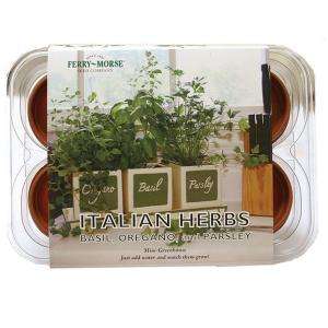 Ferry Morse Italian Herb Garden Mini Greenhouse 0833 