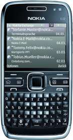 Handys ohne Vertrag   Nokia E72 Smartphone (GPS, , WLAN, Bluetooth 