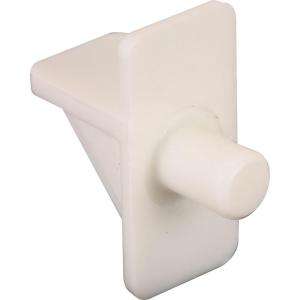   Line Shelf Support Peg 1/4 in. White Plastic U 9188 