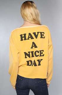 Rebel Yell The Have A Nice Day Boyfriend Pullover  Karmaloop 