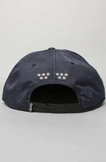 Crooks and Castles The Starboard Snapback Cap in Dark Navy  Karmaloop 