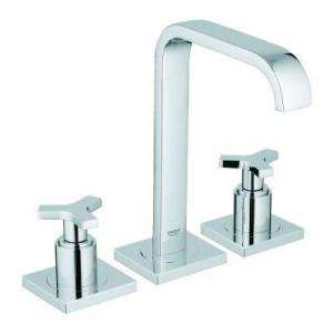   Allure 8 in. 2 Handle High Arc Bathroom Faucet in Starlight Chrome