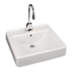 KOHLER Soho Wall Mount Bathroom Sink in White K 2084 0 at The Home 