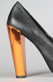 Matiko Shoes The Lori Shoe in Black and Orange  Karmaloop 