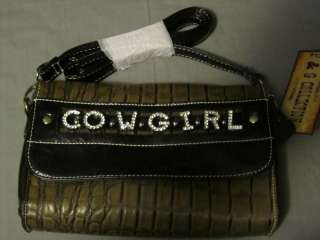 Cowgirl Country Western Brown Purse, Handbag BA1611 D  