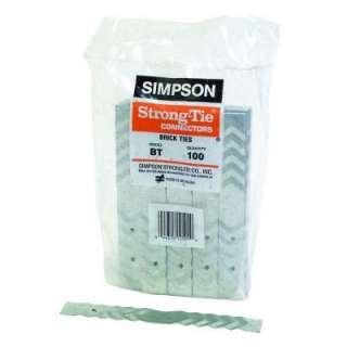 Simpson Strong Tie Brick Tie 100 Piece Package BT R100 at The Home 