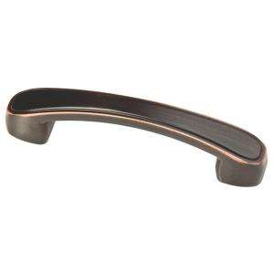   in./96 mm Dual Mount Kirkwood Pull in Bronze with Copper Highlights