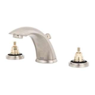  in. 2 Handle Low Arc Bathroom Faucet in Infinity Brushed Nickel