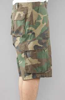 Rothco The Vintage Paratrooper Cargo Shorts in Olive Camo  Karmaloop 