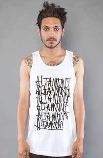 Altamont The Repeated Tank Top in White  Karmaloop   Global 