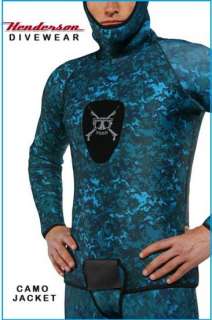 Henderson Free Dive 3mm Wetsuit Camouflage Spearfishing Wetsuit Jacket 