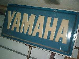 YAMAHA ELECTRIC LIGHTED SIGN FOR BOAT , MOTORCYCLE DEALER  