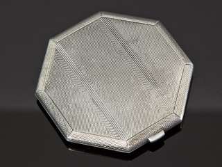 Sterling Silver Powder Compact, London 1937  