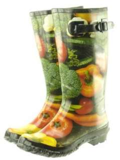 Bunte Gummistiefel Regenstiefel Gemüse (GST35)  Schuhe 