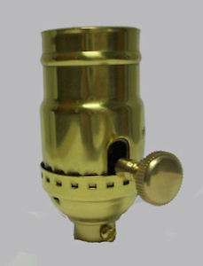    Solid brass 3 way turn knob socket TR 426 (no uno threads)  