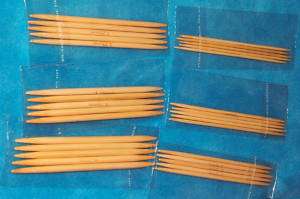 Bambus  Socken Nadelspiel in 8 Größen Auswahl  hs Wolle  