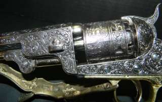 Reproduction Wild Bill Hickok Engraved Revolver  