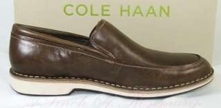   Mens Lunarlon Leather Lunar Oswego Venetian Loafer Slip On Shoes Brown