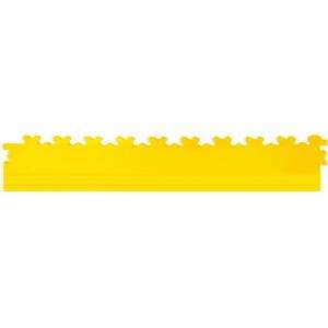 IT tile 20 1/2 in. x 2 1/2 in. Diamond Plate Yellow PVC Tapered 