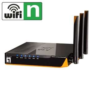 LevelOne WBR 6000 Wireless N Router   300Mbps, 802.11n, 4 Port at 