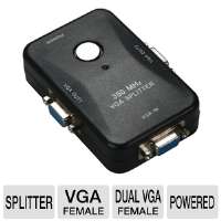 Click to view Sabrent 2 Port VGA Video Splitter