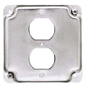 Raco 1 Gang Square Duplex Receptacle Cover 902C 